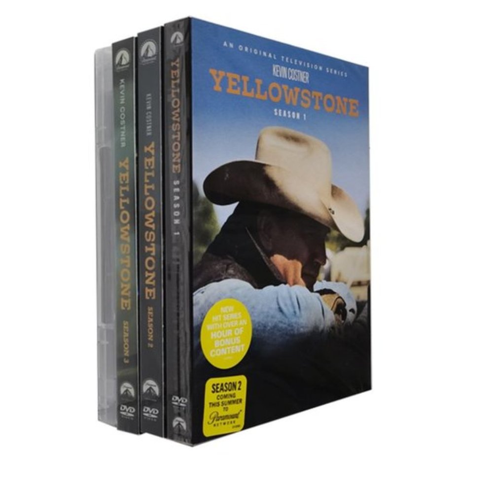 Yellowstone Season 1-4 One To Four ( DVD )    Region 1   New Sealed